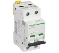 Disjoncteur miniature - SCHNEIDER ELECTRIC - A9F74232 - 2P - 32 A - Courbure C - Blanc