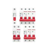 Disjoncteur Miniature Solaire 1P, 2P, 3P, 4P, 1000 V CC, Protection Contre Les Surcharges, 6 A, 10 A, 16 A, 20 A, 25 A, 32 A, 40 A, 50 A, 63 A For Système Photovoltaïque(4P,10A)