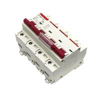 Disjoncteur miniature solaire DC 1000 V 4P, protection contre les surcharges, 6 A à 63 A/80 A, 100 A, 125 A, adapté aux systèmes photovoltaïques(80a)