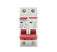Disjoncteur miniature solaire DC 1000V 2P, interrupteur de protection contre les surcharges 6A ~ 63A/80A 100A 125A, adapté aux systèmes photovoltaïques(16A)