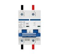 Disjoncteur miniature solaire photovoltaïque 2P DC1000V, petit disjoncteur DC, interrupteur de production d'énergie photovoltaïque 63A 16A 40A 32A 125A(125A)