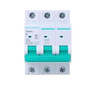 Disjoncteur miniature solaire triphasé 220 V-380 V CC 10 A for système photovoltaïque 3/6/10/16/20/25/32/40/50/63 A(5a)