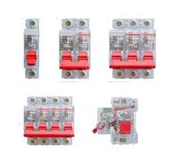 Disjoncteur miniature transparent MCB DZ47 NXB DZ30 DZ40 EPN DPN TPN 1P 2P 3P 4P AC 230/400 V for rail DIN, interrupteur d'air domestique(3P,20A)