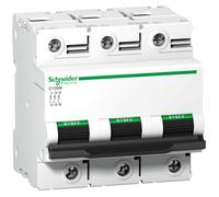 Disjoncteur miniature tripolaire - SCHNEIDER ELECTRIC - C120N-B80-3 - 80 A - 3 pôles - courbe B