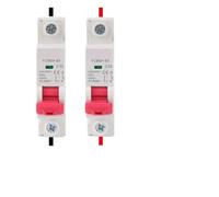 Disjoncteur miniature YCB6H-63 18 mm, mono-polaire, montage sur rail DIN, capacité de coupure: 6A/10A/16A/20A/25A/32A(50A)