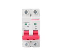 Disjoncteur miniature YCB6H-63 2P/3P 4,5 kA 400 V, montage sur rail DIN, capacité de coupure 50/60 Hz, 25 A/32 A/40 A/50 A/63 A(3P,C25A)