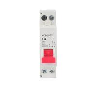 Disjoncteur miniature YCB6N-32 MCB 6-32A 1P+N Disjoncteur de phase Interrupteur électrique Protection des circuits(16A)