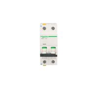 Disjoncteur modulaire 1P+N C 2A 6kA AC iC60N-C2-1N Acti9 A9F04602