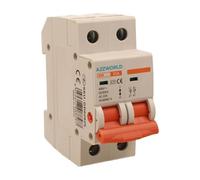 Disjoncteur modulaire 25A, 2P bipolaire 2 modules DIN 220 V AC, IP20, certifié IEC60947-3