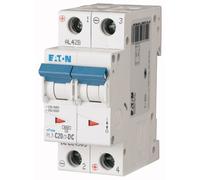 Disjoncteur modulaire 2P C 20A 10kA DC PL7-C20/2-DC 264903