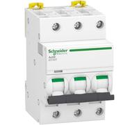 Disjoncteur modulaire 3P Acti9 iDT40T 20 A courbe C 4500A/6kA