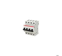 Disjoncteur Modulaire ABB 40A 4P S204-C40 Pouvoir de coupure 6000A. Courbe C. Conforme à la norme NF et VDE.