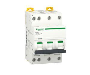 Disjoncteur modulaire ACTI9 IDT40T 3P+N courbe C 4500 A / 6 kA 20 A SCHNEIDER ELECTRIC A9P22720