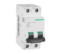 Disjoncteur Modulaire Imniature, Disjoncteur Miniature 2P 1A 2A 3A 4A 6A 10A 16A 20A 25A 32A 40A 50A 63A DC, Interrupteur D'air,Protection Contre Surcharges Et Courts-circuits(10A)