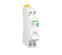 Schneider Electric Disjoncteur Resi9 XP 16 A Type C 1P+N 3 kA à vis peignable