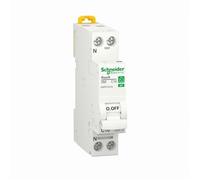 Disjoncteur modulaire - SCHNEIDER ELECTRIC - 16A - Phase+Neutre - Courbe C - Peignable