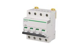 Disjoncteur modulaire tétrapolaire Schneider Acti9 iC60N 32A courbe C