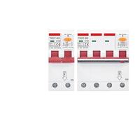 Disjoncteur monophasé triphasé RCBO 16A 32A 63A 2P 3P 4P 30MA 300MA RCCB AC380V Protection électrique du moteur(16A)