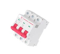 Disjoncteur monophasé YCB6H-63, 1P/2P/3P, montage sur rail DIN, capacité de coupure: 6A/10A/16A/20A/25A/32A/40A/50A/63A(3P,20A)