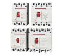 Disjoncteur moulé 3P 4P AC MCCB, protection contre les surcharges, for photovoltaïque 400 V 100-250 A(4P,225A)