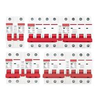 Disjoncteur MTS AC double puissance, transfert manuel, verrouillage, disjoncteur sur Rail Din, interrupteur de déconnexion isolant MCB(1P,40A)