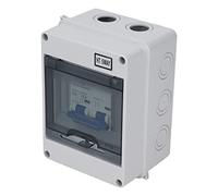 Disjoncteur, Multi Protection IP65 Étanche PV Combiner Box Avec Couvercle Transparent, Installation Facile 500V DC Commutateur Disjoncteur pour Familie, Wohnwagen