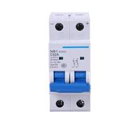 Disjoncteur NB1-63 1P 2P 4P DC500V 6KA C1A 2A 3A 4A 5A 6A 10A 16A 20A 25A 32A 40A 50A 63A(2P DC500V,20A)