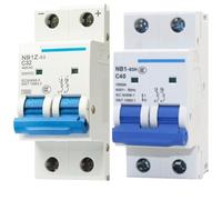 Disjoncteur NB1Z-63 NB1-63H 1P 2P 1A, 2A, 3A, 4A, 6A, 10A, 16A, 20A, 25A, 32A, 40A, 50A, 63A(2P,NB1-63H,6A)