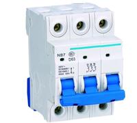 Disjoncteur NB7 1A, 2A, 3A, 4A, 16A, 6A, 10A, 20A, 25A, 32A, 40A, 50A, 63A, 1P, 2P, 3P, 4P(3P,2A)