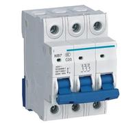 Disjoncteur NB7 1A, 2A, 3A, 4A, 6A, 10A, 16A, 20A, 25A, 32A, 40A, 50A, 63A 1P 2P 3P 4P(1P,3A)