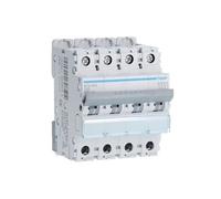 Hager Disjoncteur NFN463 4 pôles 63 A Courbe C 6/10 kA Vis/vis