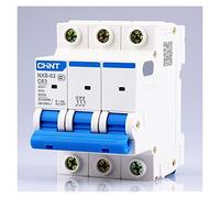 Disjoncteur NXB-63 3P AC 230/400V Disjoncteur Miniature C 6 10 16 20 25 32 40 63A Protecteur de surcharge DZ47 Commutateur d'air de style C Interrupteur automatique (Color : 125a, Size : 3P)