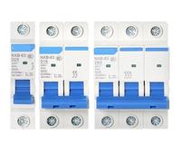 Disjoncteur NXB-63 monophasé, biphasé ou triphasé : 1 A, 2 A, 3 A, 4 A, 16 A, 6 A, 10 A, 125 A, 20 A, 25 A, 32 A, 40 A, 50 A, 63 A, 80 A, 100 A(1P,100A)