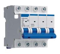 Disjoncteur NXB-63H 10 kA 1P 2P 3P 4P DZ47 1 A 2 A 4 A 6 A 10 A 20 A 25 A(2P,6A)