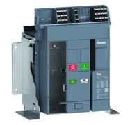 Disjoncteur Ouvert HW1 55kA 1600A 3P Fixe pour TU sentinel - HAGER HW1M316FB