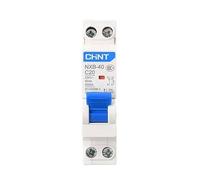 Disjoncteur Phase Différentiel,Disjoncteur Miniatu Disjoncteur Miniature À Fuite DPN 1P+N CHINT NXB-40 NXBLE-40, Remplace DZ267-32 6A 10A 16A 20A 25A 32A 220V 50HZ(NXBLE-40 1P 1N(RCBO),20A)