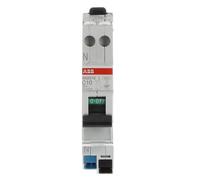 disjoncteur phase + neutre - 10a - 4.5 ka - abb 470436