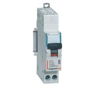 Disjoncteur phase + neutre DNX³ 4500 6kA arrivée bornes automatiques 1 module 1P+N 230V 32A - LEGRAND - 406786