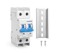 Disjoncteur Photovoltaique DC 32A 2P 600V 10kA with DIN Rail, Din | Avec Protection contre les surcharges et les courts-circuits, pour système solaire PV