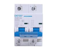 Disjoncteur pour Maison/Industrie, DC 2P Interrupteur De Protection Miniature 12v-125v 80A/100A/125A/150A/200A/250A Disjoncteur Batterie Solaire(250A)