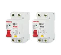 Disjoncteur Protecteur de fuite 1P + N 2P, AC230V, surcharge, court-Circuit, Protection électronique, courant résiduel, interrupteur de disjoncteur(1P,16A)