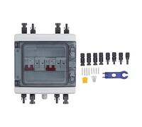 Disjoncteur PV Interrupteur de déconnexion solaire DC 500 V 32 A IP65 Boîte de protection contre les surtensions étanche à la poussière avec fenêtre transparente pour systèmes de