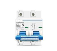 Disjoncteur Rail DIN 2P 80A 100A 125A DC MCB 600V 10kA(125A)
