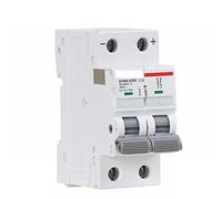 Disjoncteur Rail DIN MCB 6KA 2p 500V Mini disjoncteur DC6A 10A 16A 20A 25A 32A 40A 50A 63A Protecteurs de fuite à la terre (Color : 40a, Size : GYM9 DC MCB 2P)