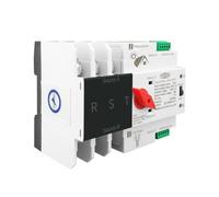Disjoncteur Rail DIN Phase 3P 3 Ats for Pv Et Sélecteur de transfert automatique à double puissance et onduleur Dual Power ininterrompu 6 3a 100a 125a(125A)