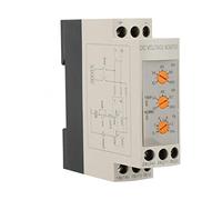 Disjoncteur Rail DIN Réglable via Tension et Protection contre les sous-tensions DC 12V / 24V / 36V / 48V Relais de tension DVDR du dispositif de protection de tension Protecteurs de fuite à la terre