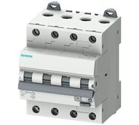 Disjoncteur RCBO 4P Siemens 16A 30mA Type A 6kA - 5SU13466FP16