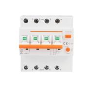Disjoncteur RCBO basse tension 4P(3P + N) 30mA, type A, surcharge, courant court, Protection contre les fuites, 25A, 32A, 40A, 63A(40A)