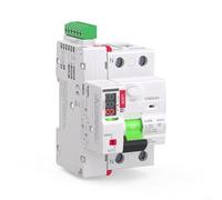 Disjoncteur RCD RCCB, 2P 30 mA 230 V Type A avec reverrouillage automatique LED pour maisons intelligentes et stations de charge EV, protection de retard réglable, utilisation industrielle (25 A)