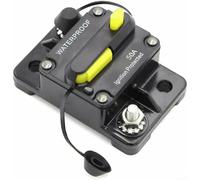 Disjoncteur résistant aux vibrations avec rondelle de verrouillage intégrale M6 Stud 30 A à 300 A pour circuits auxiliaires 12 V 24 V 36 V 48 V CC dans les camions, bus et camping-cars (50 A)
